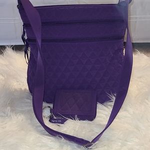 Vera Bradley Elderberry Hipster Crossbody
